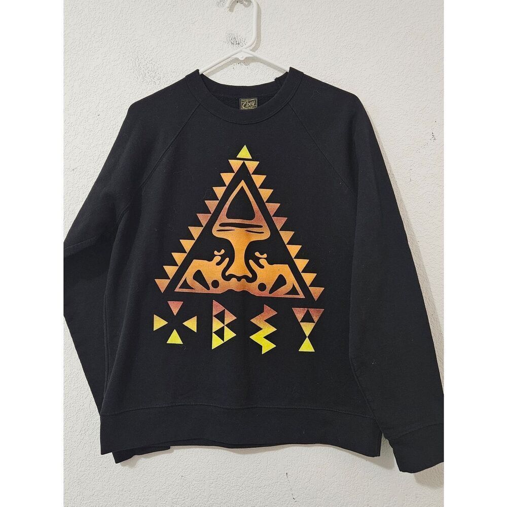 Obey Andre the Giant Aztec-inspired Sweater Size M